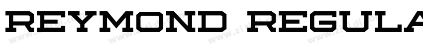 Reymond Regular字体转换 Reymond Regular字体转换